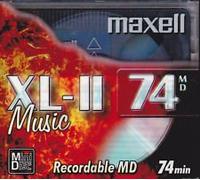 Maxell XL-II - Minidisco da 74 min