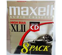 Maxell Xlii audio Cassettes - Confezione da 8 -90 minute- High Bias