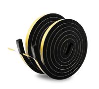 Maxentico 2 Pezzi Guarnizione Adesiva in Schiuma 2 m, Alta Densità Neoprene Adesivo Isolamento Nastro Sigillante, Nastro Autoadesivo in Schiuma 7 mm x 2 mm, Guarnizioni Finestra Porta in Gommapiuma