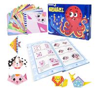 Maxentico Cartoncini Colorati, Fogli per Origami Paper, Kit Carta Set per Creare, Diversi Per Bambini(14X14), con Manuale di Insegnamento Colorato, Bambini Regalo per Ragazze Ragazzi