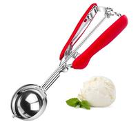 Maxentico Cucchiaio Gelato 5 cm, Porzionatore per Gelato, Paletta Gelato Pallina con Grilletto, Dosatore Gelato in Acciaio Inox, Ice Cream Scoop, Porzionatori da Gelato, per Frutta Biscotti Polpette