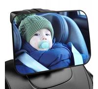 Maxentico Specchietto Retrovisore Bambini, Specchio Auto Neonato Sedile Posteriore, Specchio Macchina Neonato, Specchio Bambini Auto, Specchio Seggiolino Auto Posteriore con Cinghie Regolabili
