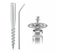 Maxerio Set di 1 fondazioni a Vite Tilt Ø 60 x 2; M12