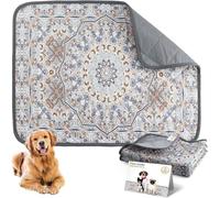 Maxetodo 2PCS Tappetini Riutilizzabili per Cani, 46x61cm, Super Assorbenti, Impermeabili, Antiscivolo e Lavabili, Traversine Lavabili per Cani l'addestramento, Ideali per Gabbie, Pavimenti e Mobili