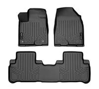 maxfloormat Floor Mats for Toyota Highlander (2014 - 2016) (2 Row Set) (Black) by maxliner