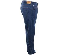 Maxfort Jeans Taglie Forti Uomo Oversize Big Size Plus Size (TG. 70 girovita 140 cm, Blu)