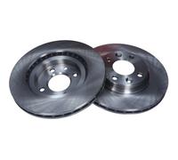 MAXGEAR 2x Disco Freni Anteriore Ø258 MM Ventilato per Dacia Sandero II Logan