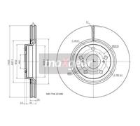 MAXGEAR 19-2433 Disco freno