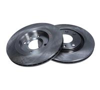 MAXGEAR 2X Disco Freno Anteriore Ø266 Mm Ventilato Per Peugeot 206 CC 2D 1.6