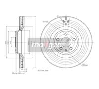 MAXGEAR Discofreno compatibile con AUDI SEAT SKODA VW 19-2492