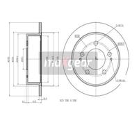 MAXGEAR 19-3199 Disco freno
