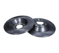 MAXGEAR 2x Disco Freno Posteriore Ø302 MM Pieno per Audi A6 Avant 4F5 C6 3.0 Tdi
