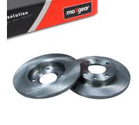 2x Maxgear 19-0790 Disco Freni Anteriore per Peugeot 206 Citroën Xsara N1