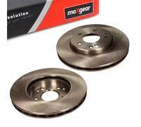 2x Originale MAXGEAR Disco Freno 19-0725 per Mercedes-Benz