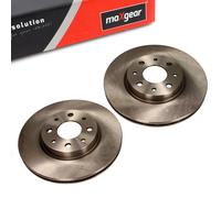 2x Maxgear 19-0703 Disco Frontale per Fiat Punto Lancia Delta II Alfa Romeo