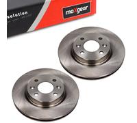 Maxgear Dischi Freno Anteriori L+R Per Renault Kangoo Megane Twingo Dacia Nissan