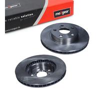 2x Disco freno Assale anteriore ventilazione interna 19-2292 MAXGEAR per TOYOTA