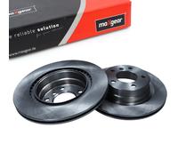MAXGEAR 2x Disco Freno Posteriore Ø300 MM Ventilazione Interna per Bwm 1er E87