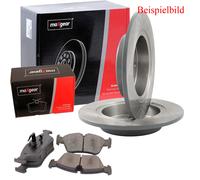 MAXGEAR Dischi Freno Pieno Frontale Ø280 + Pastiglie per Audi 80 Coupé 8C B4