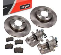 Maxgear Dischi Freno Pinza Kit Pastiglie per Audi A1 A3 Seat VW Golf IV