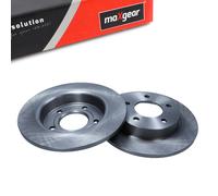 2x Disco freno Assale posteriore pieno 19-1011 MAXGEAR per MAZDA 3 Tre volumi 3