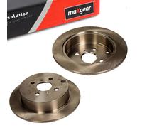 Maxgear Dischi Freno Posteriori L+R Per Toyota Corolla Yaris Matrix