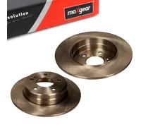 MAXGEAR Dischi Freno Posteriori L+R Solidi per MERCEDES BENZ C E-KLASSE CLK SLK