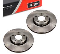 2x Maxgear 19-0683 Disco Freni Anteriore per VW Passat Skoda Superb i Seat Audi