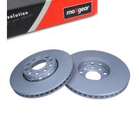 Maxgear Dischi L Anteriore + R per Audi A100 A4 A6 VW Passat Seat Skoda 288X25M