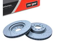 Maxgear Dischi L Anteriore + R per VW Passat Skoda Superb Audi A1 A3 Cupra Seat