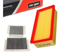 Maxgear Filtro Aria + Abitacolo Carboni Attivi per Peugeot 208 Citroen C3 C4