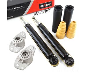 Maxgear Set Ammortizzatori + Supporto Manicotti-Polvere Posteriore per VW Polo