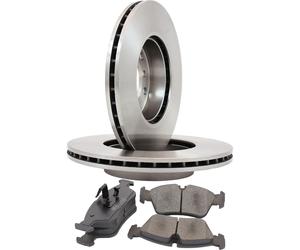 MAXGEAR Set Dischi Freno Anteriore Ventilato + Pastiglie per Honda Jazz II Logo