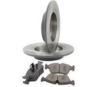 MAXGEAR Set Dischi Freno Posteriore Pieno + Pastiglie per Subaru Forester