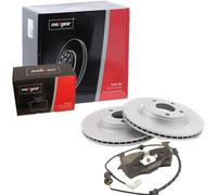 MAXGEAR Set Freni Pastiglie + Dischi Anteriori Ventilati per Fiat Doblo