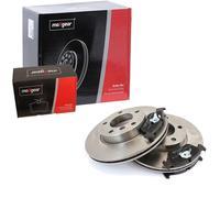 MAXGEAR Set Freni Pastiglie Freno + Dischi Freno Anteriori Ventilati per Jeep