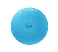 Maxgia 5cm Mini Palla da Massaggio, Palla da Massaggio Vibrante a 5 Velocità per Mano, Piede, Collo, Schiena, Muscoli, Rilascio Miofasciale, Fascite Plantare, Blu