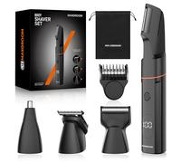 MAXGROOM 4 in 1 Kit Rasoio Elettrico Corpo Uomo