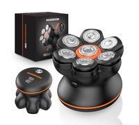 MAXGROOM PRO 7D Rasoio Testa Calva 2 Velocità, 2026 Rasoio Elettrico Capelli Uomo Rasa Capelli Uomo a Zero Assoluto, Shaver Capelli, Regalo per Papà e Marito (Nero)