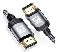 MAXGROUP HDMI Cable 4K 2M - High Speed With 3D/Audio Return, Compatible With UHD 2160p, Roku, PlayStation, Blu ray, PS5/PS4, Xbox, Fire TV