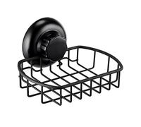 MaxHold Cesto per sapone - Porta sapone doccia senza foratura, ventosa sistema di vuoto, in acciaio inossidabile non arrugginisce mai, porta spugna per cucina