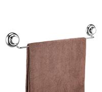 MaxHold Sistema di Vuoto Barra PortaAsciugamano Singola 18" - Nessuna Perforazione - Acciaio Inossidabile Nessuna Ruggine - Utilizzabile in Bagno e Cucina