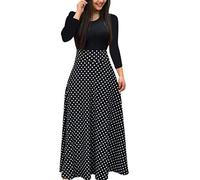 Maxi abiti da donna a maniche lunghe per il Regno Unito Maxi abito a maniche lunghe abiti musulmani per il Regno Unito abiti da donna neri tinta unita abiti estivi larghi abiti estivi taglie forti