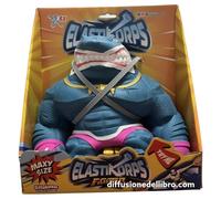 CICABOOM - Maxy Abyss - Squalo giocattolo elastico allungabile (23 cm x 2 Kg) - Elastikorps Fighter - Idea regalo bambini (Colore Verde Petrolio)