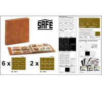 Maxi Album Cartoline Safe 1001 Braun + 8 Avvolgere Mix per 96 Carte Lettere