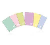 Maxi Blasetti One Color PASTEL Certificati FSC® 100 gr. Alta Foliazione 24 Fogli+1F Maxi A4 punto metallico Rigo 5M - confezione da 10 Maxiquaderni