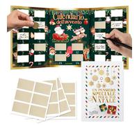 Maxi Calendario Dell'Avvento Creativo Gratta e Vinci 2024