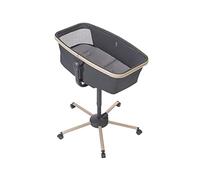 Maxi-Cosi Alba, Culla Neonato multifuzione, 0-3 anni, Beyond Graphite | Culla Neonato, Sdraietta e Seggiolone Pappa 3 in 1, Reclinabile, Regolabile in altezza, Materassino Culla incluso