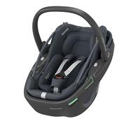 Maxi-Cosi Coral 360 i-Size, Seggiolino auto neonato 0-12 mesi (40-75 cm), Seggiolino girevole 360°, Estremamente Leggero, Cinture Easy-in, G-CELL, Capottina Extra-large, Essential Graphite