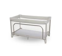 Maxi-Cosi Merlin, 2 in 1 Culla da Campeggio Neonato & Area Giochi, 0-4 Anni, 0-18 kg, Lettino da Viaggio Bambini, Chiusura in 1 Secondo, Materasso 120x60 cm, Finestra Laterale, Elegance Beige